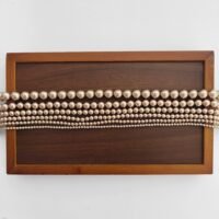 Handmade beads - Dark Gold