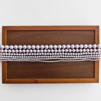 Handmade beads - Mauve