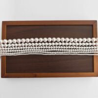 Handmade beads - White