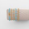 S04-2 Anti-Tarnish 14K Gold Beaded Bracelet Set -S22