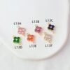 14K Four-Leaf Clover Zircon Accessories-L13