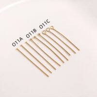 O11-N 14K Anti-Tarnish 30mm Head Pins-O11