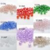 S126-N 6mm Faceted Sparkling Crystal Glass Beads-S126